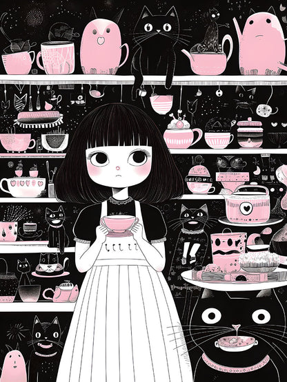 Tany Autoshi - The girl and the cats # 8