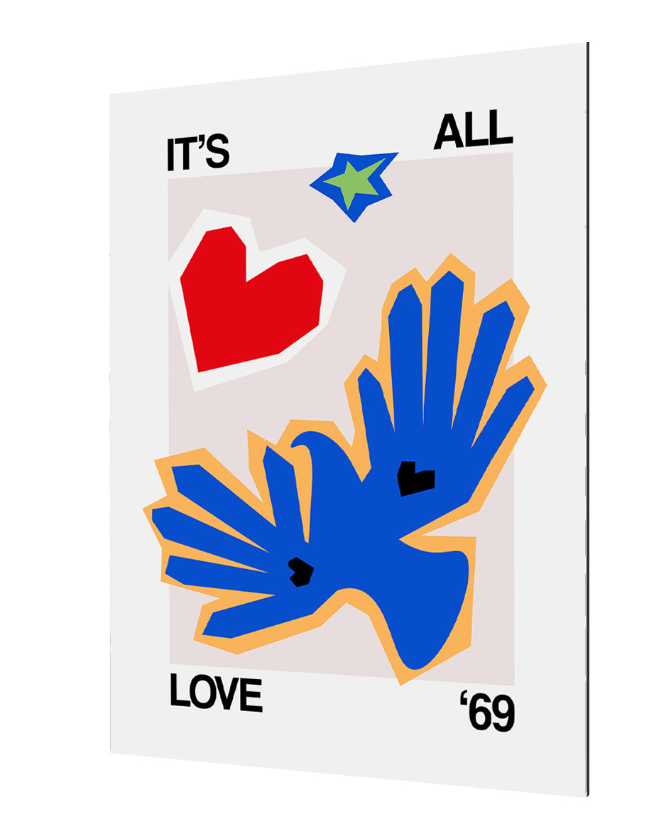 Frances Collett -  It's All Love Dove Blue