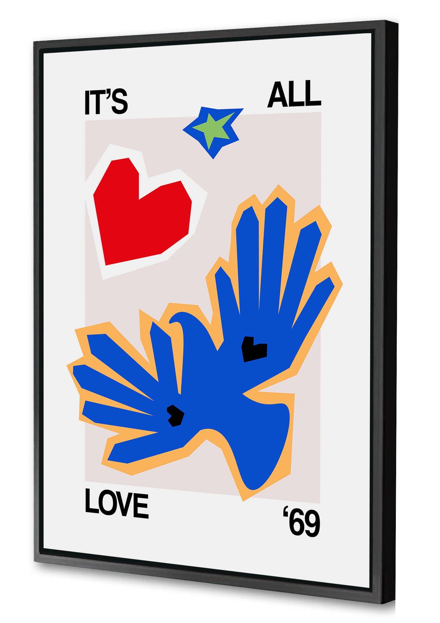 Frances Collett -  It's All Love Dove Blue