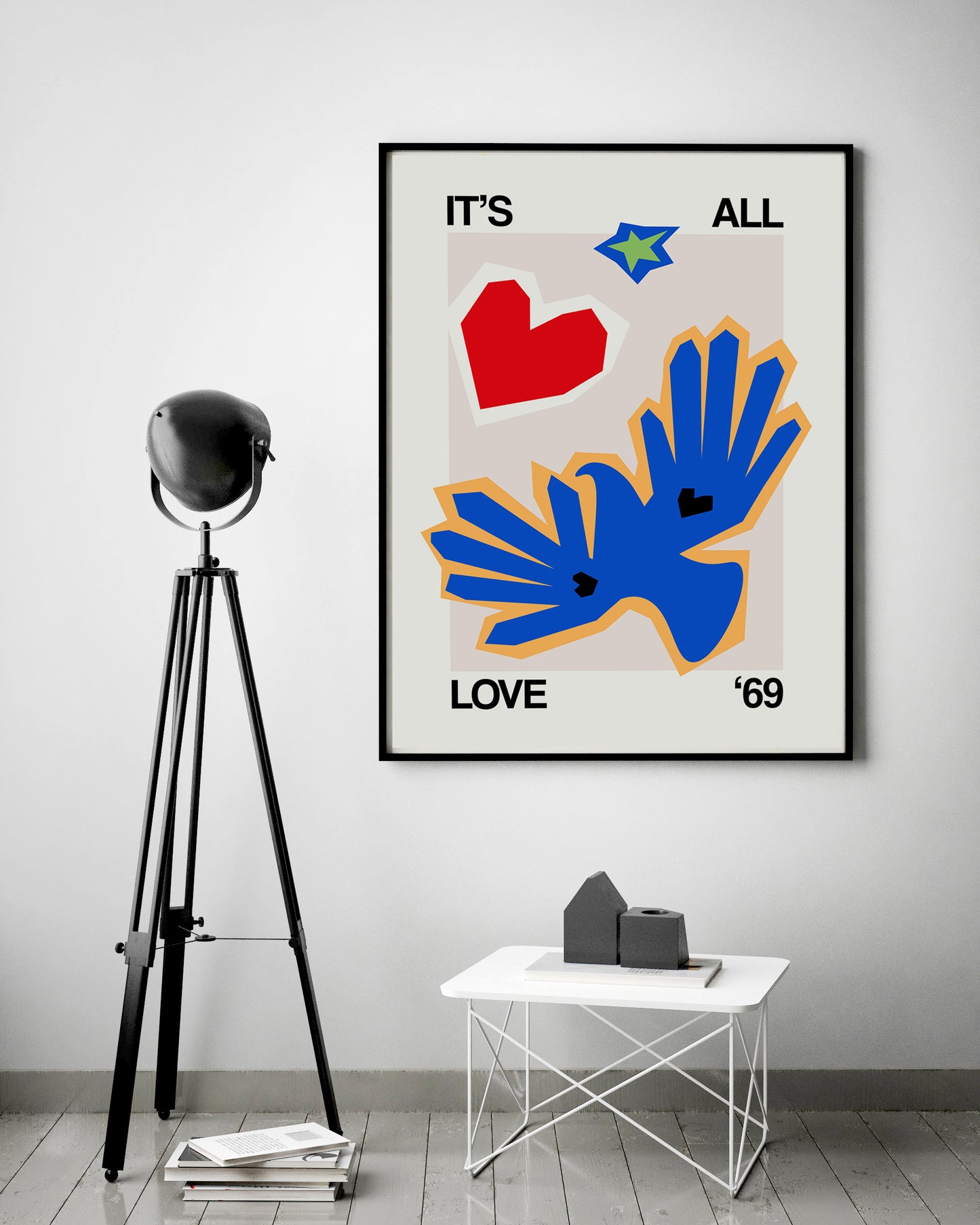 Frances Collett -  It's All Love Dove Blue