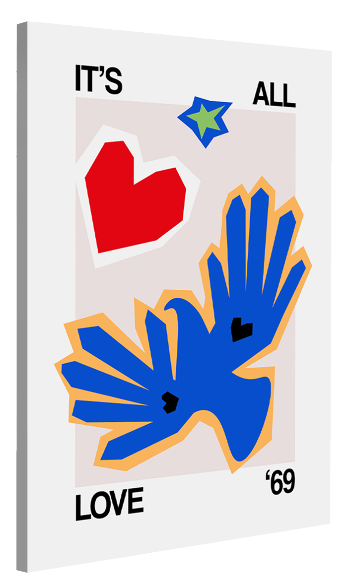 Frances Collett -  It's All Love Dove Blue