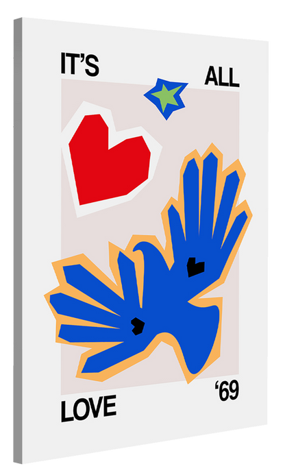 Frances Collett -  It's All Love Dove Blue