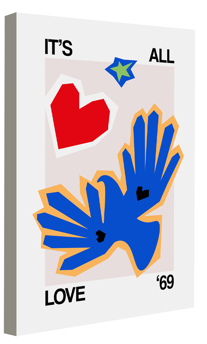 Frances Collett -  It's All Love Dove Blue