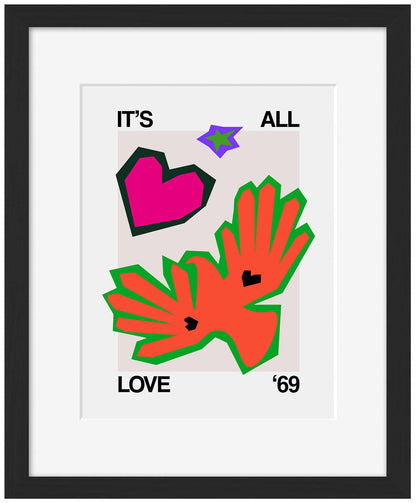 Frances Collett -  It's All Love Dove Orange