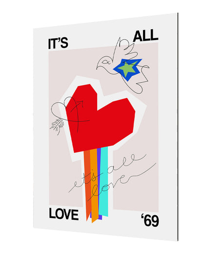 Frances Collett -  It's All Love Heart Biscuit