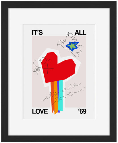 Frances Collett -  It's All Love Heart Biscuit