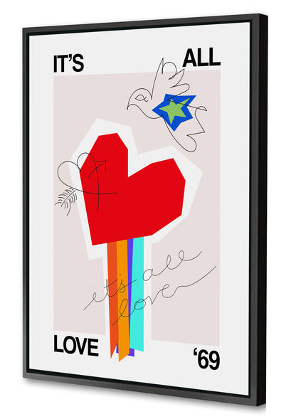 Frances Collett -  It's All Love Heart Biscuit