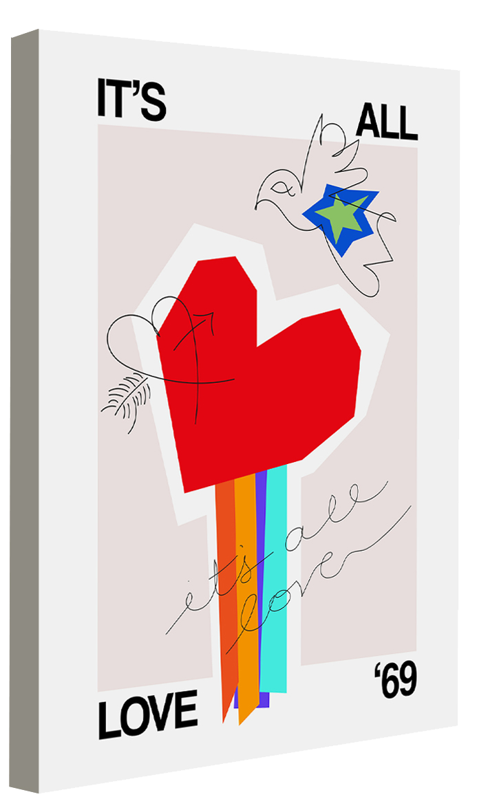 Frances Collett -  It's All Love Heart Biscuit