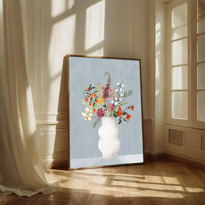 Goed Blauw - Flowers in Vase Blue