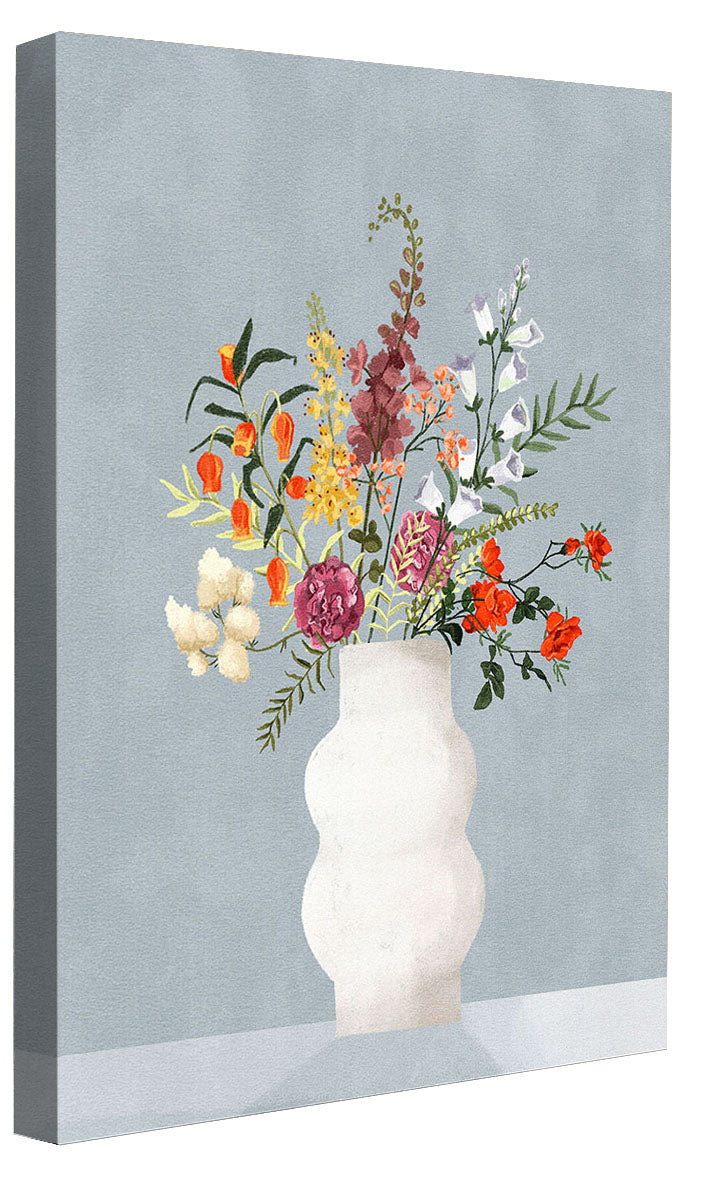 Goed Blauw - Flowers in Vase Blue