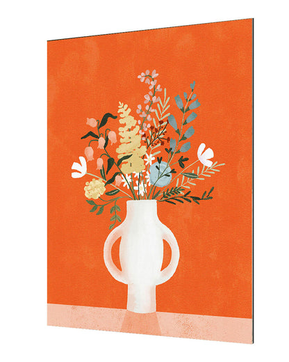 Goed Blauw - Flowers in Vase Red