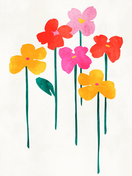Kubistika -  Little Happy Flowers