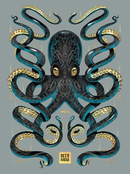 Mark Harrison -  Octopus Black & Gold