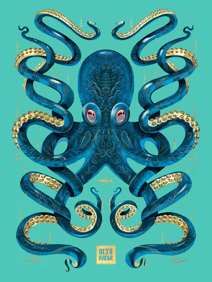 Mark Harrison -  Octopus Blue & Gold