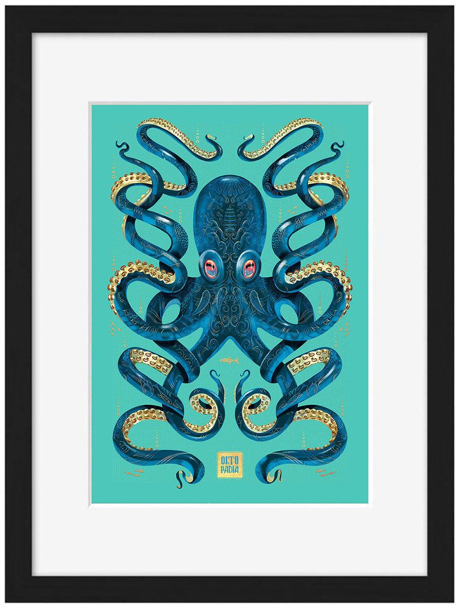 Mark Harrison -  Octopus Blue & Gold