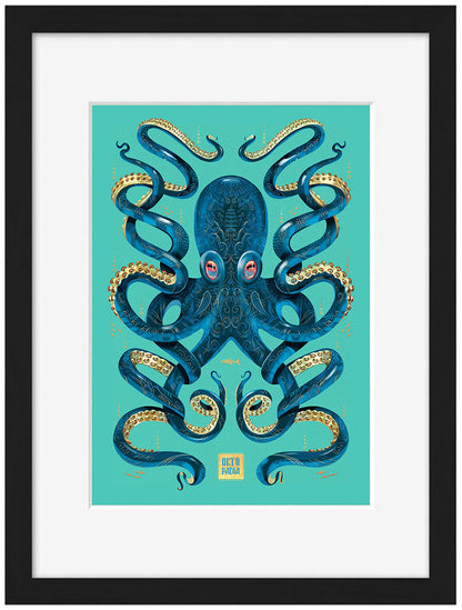 Mark Harrison -  Octopus Blue & Gold