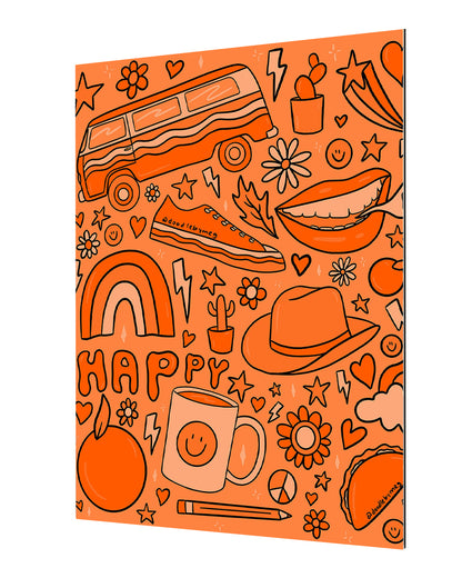 Meghan Wallace -  Orange Print
