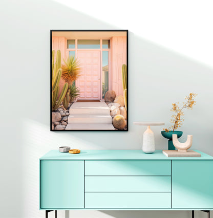 Philippe Hugonnard -  California Dreaming Pink Mid Century