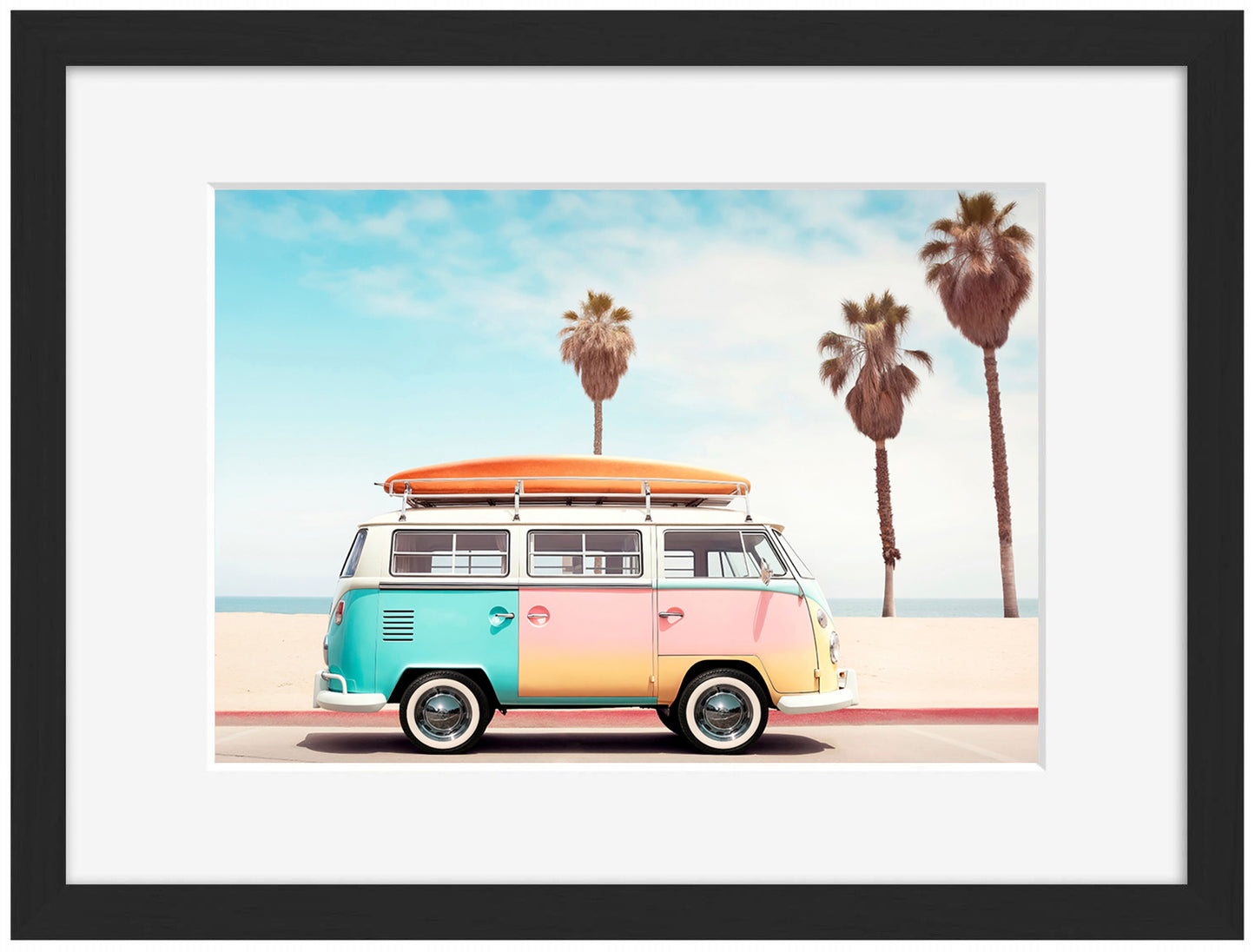 Philippe Hugonnard -  California Dreaming VW Van on the Beach