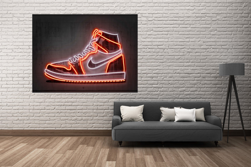 Jordan Sneaker - Blue Shaker - Poster Affiche -