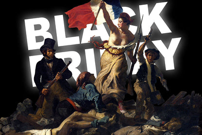 Black Revolution-delacroix, print-Print-30 x 40 cm-BLUE SHAKER