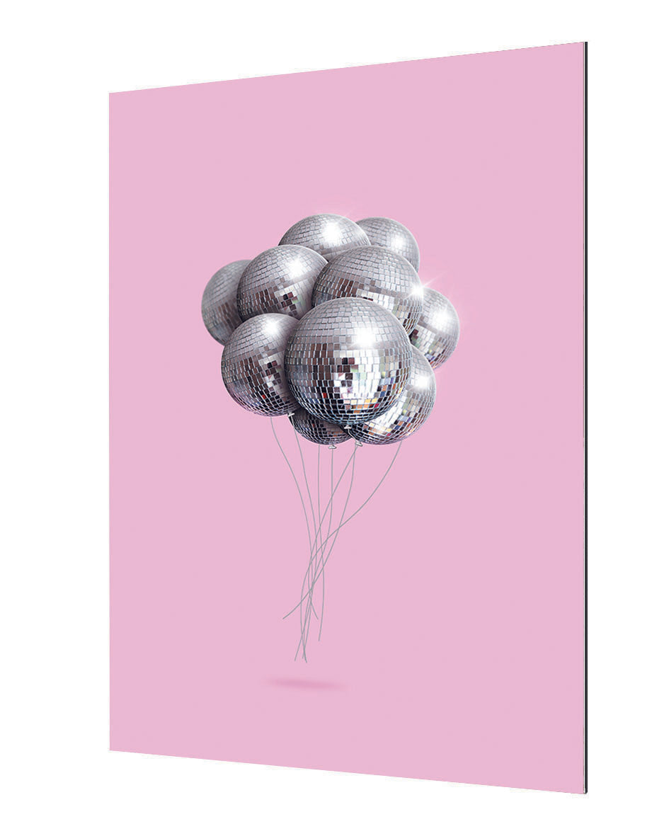 Disco Balloon-artem-pozdniakov, print-Alu Dibond 3mm-40 x 60 cm-BLUE SHAKER