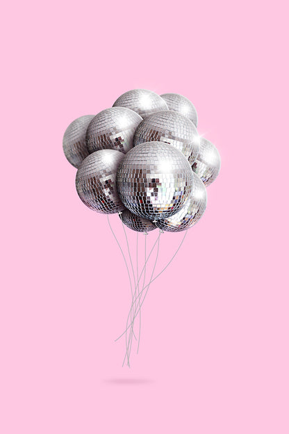 Disco Balloon-artem-pozdniakov, print-Print-30 x 40 cm-BLUE SHAKER