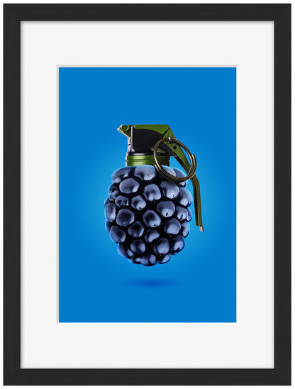 Tasty Bang-artem-pozdniakov, print-Framed Print-30 x 40 cm-BLUE SHAKER