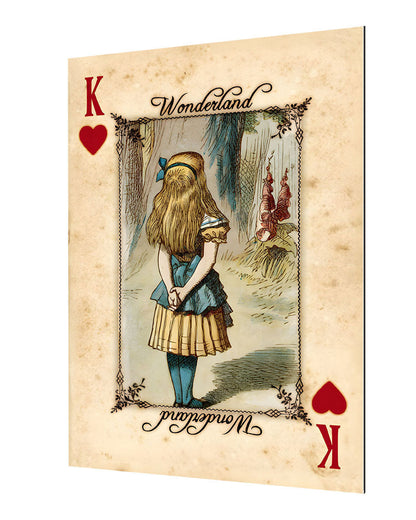 Alice Playing Cards-alice, print-Alu Dibond 3mm-40 x 60 cm-BLUE SHAKER