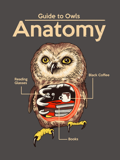 Anatomy of Owls-print, vincent-trinidad-Print-30 x 40 cm-BLUE SHAKER
