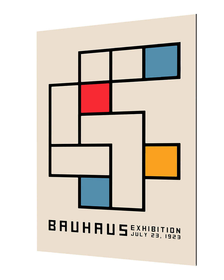 Exhibition 1923-bauhaus, print-Alu Dibond 3mm-40 x 60 cm-BLUE SHAKER