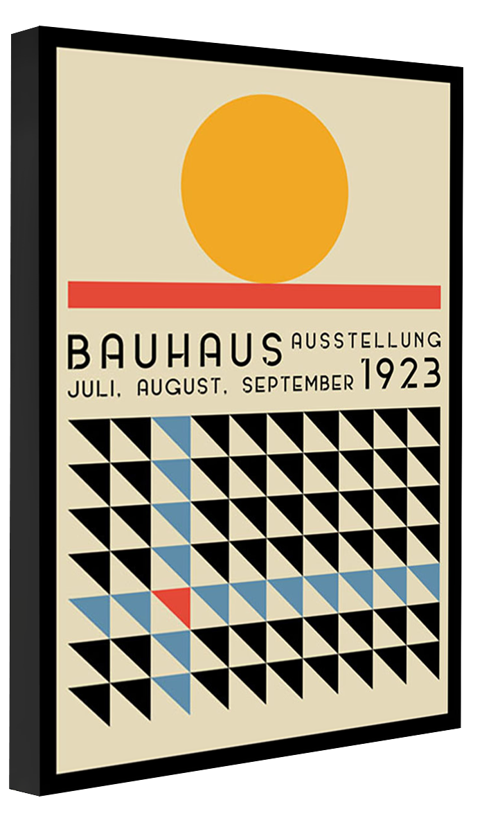 Sunset 1923-bauhaus, print-Canvas Print - 20 mm Frame-50 x 75 cm-BLUE SHAKER