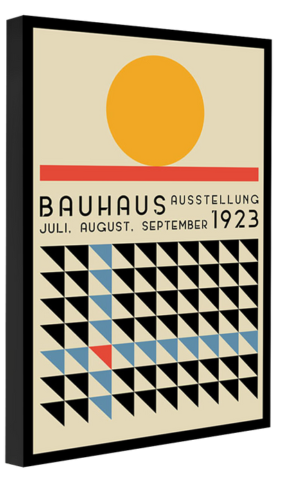 Sunset 1923-bauhaus, print-Canvas Print - 20 mm Frame-50 x 75 cm-BLUE SHAKER