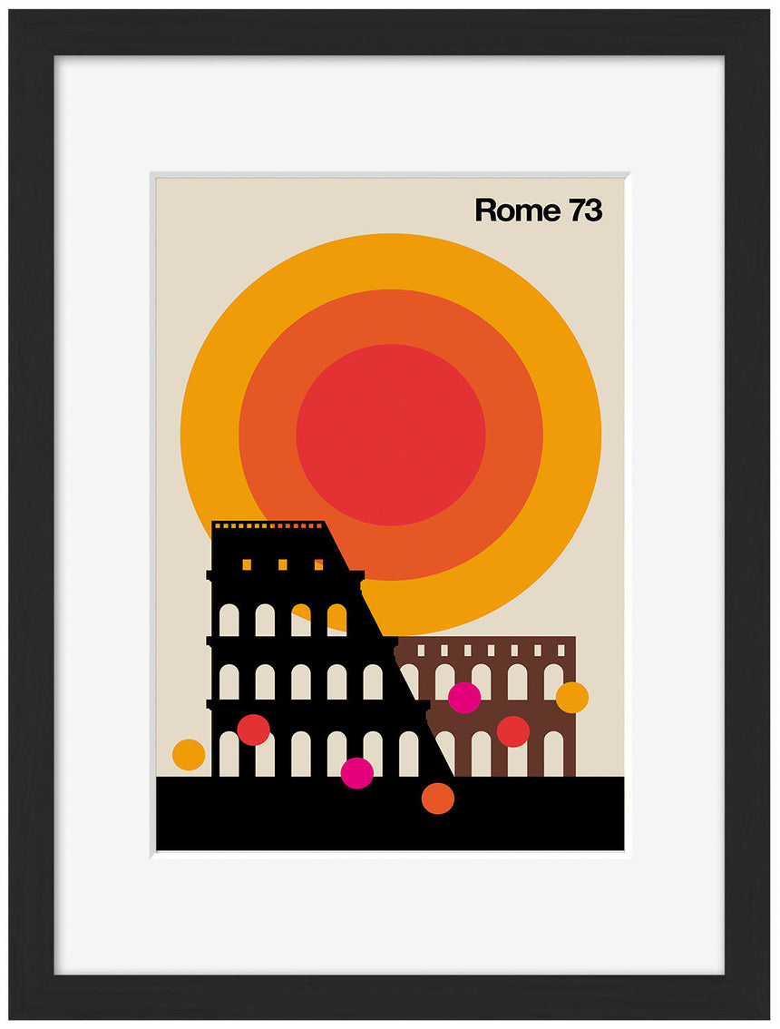 Rome 73 - Blue Shaker - Poster Affiche -