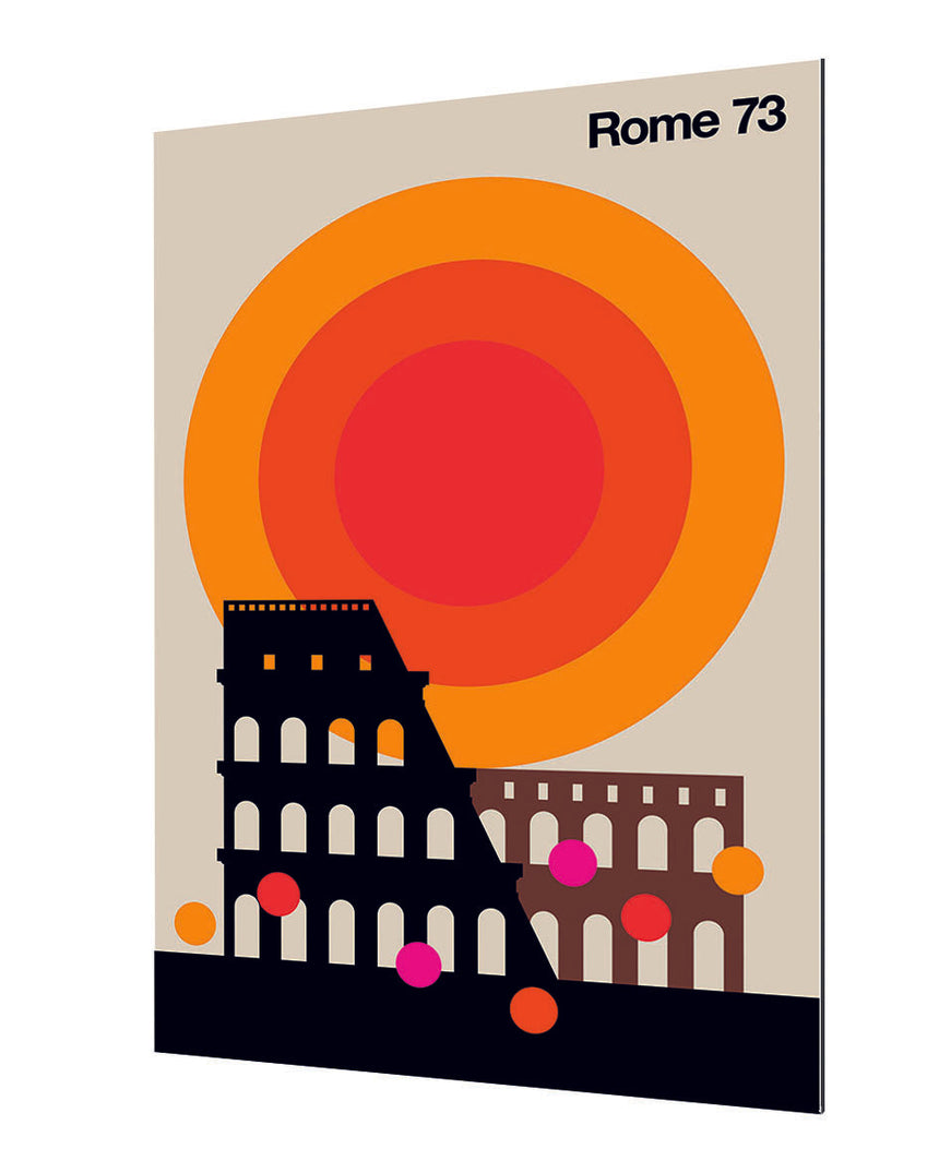 Rome 73 - Blue Shaker - Poster Affiche -