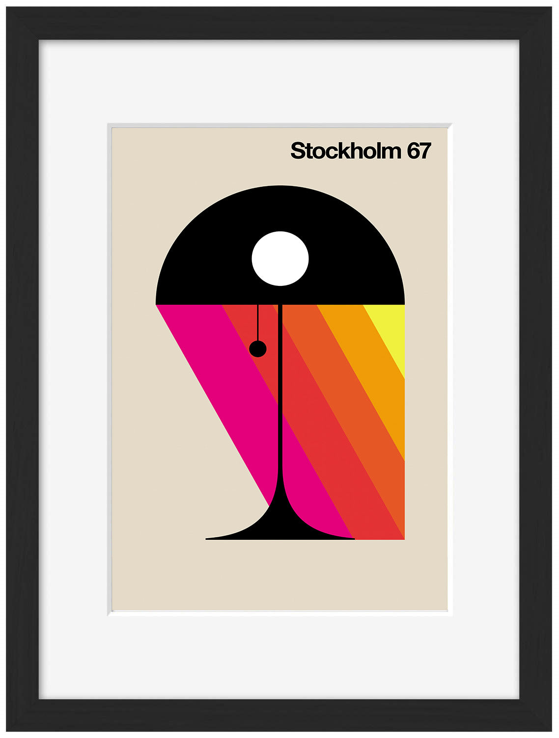 Stockholm 67-bo-lundberg, print-Framed Print-30 x 40 cm-BLUE SHAKER