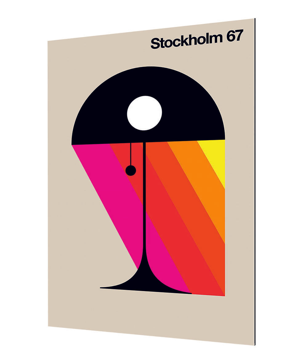 Stockholm 67-bo-lundberg, print-Alu Dibond 3mm-40 x 60 cm-BLUE SHAKER