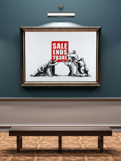 Sale Ends Today-banksy, print-BLUE SHAKER