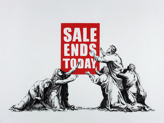 Sale Ends Today-banksy, print-Print-30 x 40 cm-BLUE SHAKER