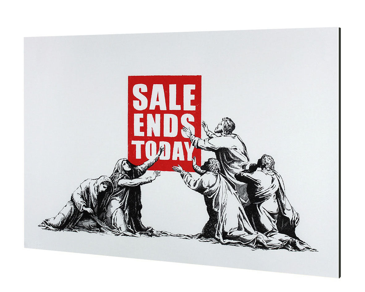 Sale Ends Today-banksy, print-Alu Dibond 3mm-40 x 60 cm-BLUE SHAKER