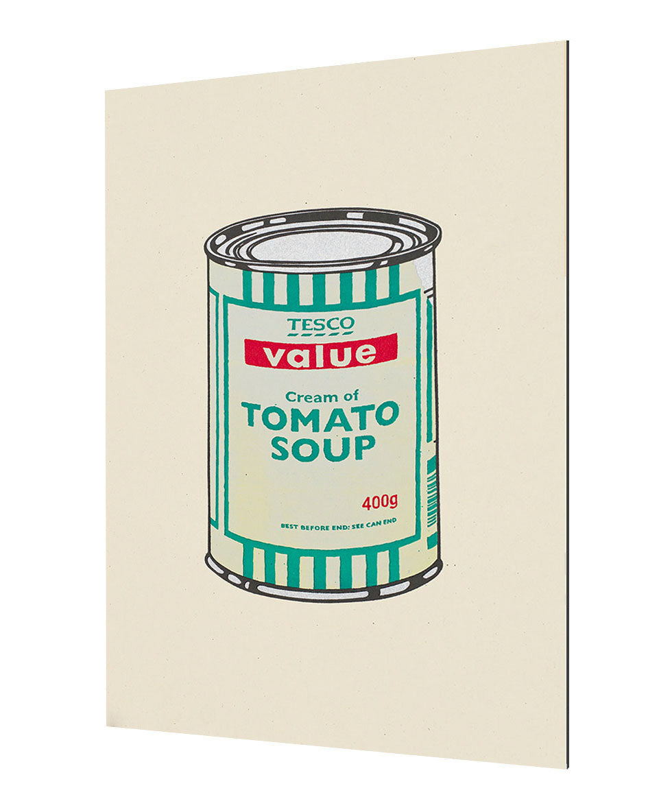 Soup Can-banksy, print-Alu Dibond 3mm-40 x 60 cm-BLUE SHAKER