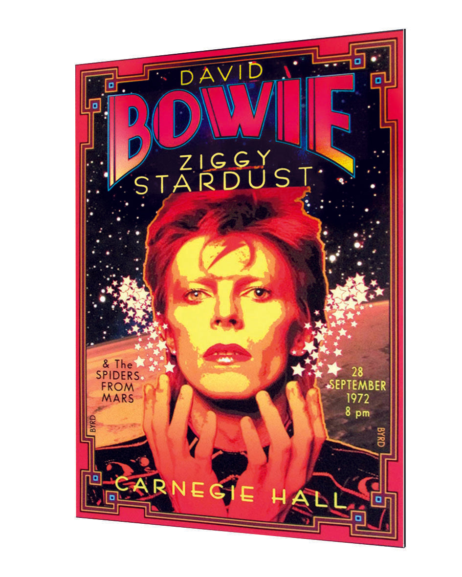 Bowie – Carnegie Hall-concerts, print-Alu Dibond 3mm-40 x 60 cm-BLUE SHAKER