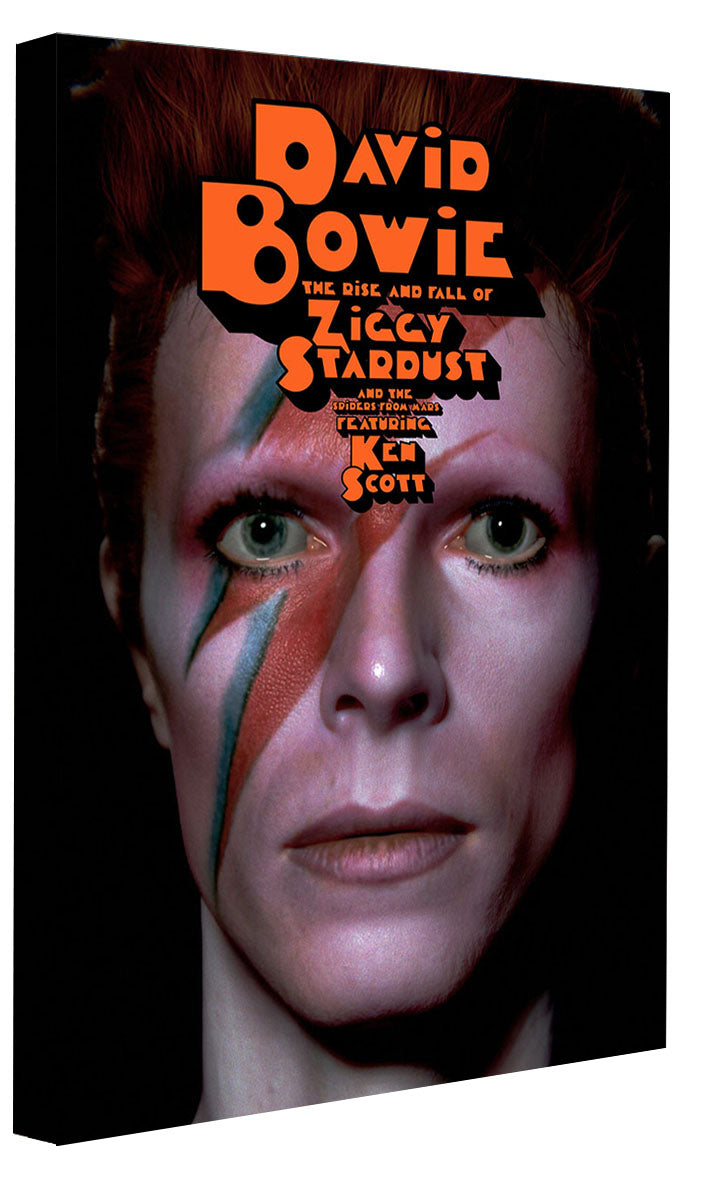 David Bowie – Ziggy Stardust-concerts, print-Canvas Print - 20 mm Frame-50 x 75 cm-BLUE SHAKER