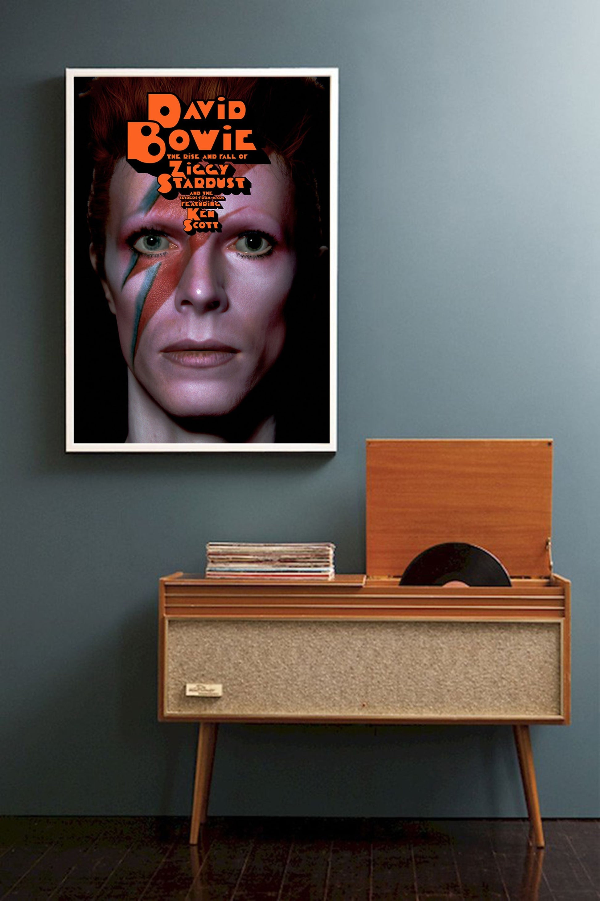 David Bowie – Ziggy Stardust-concerts, print-BLUE SHAKER