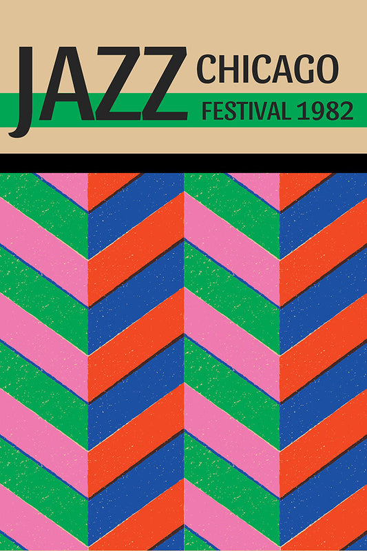 Jazz Festival Chicago 1982-concerts, print-Print-30 x 40 cm-BLUE SHAKER