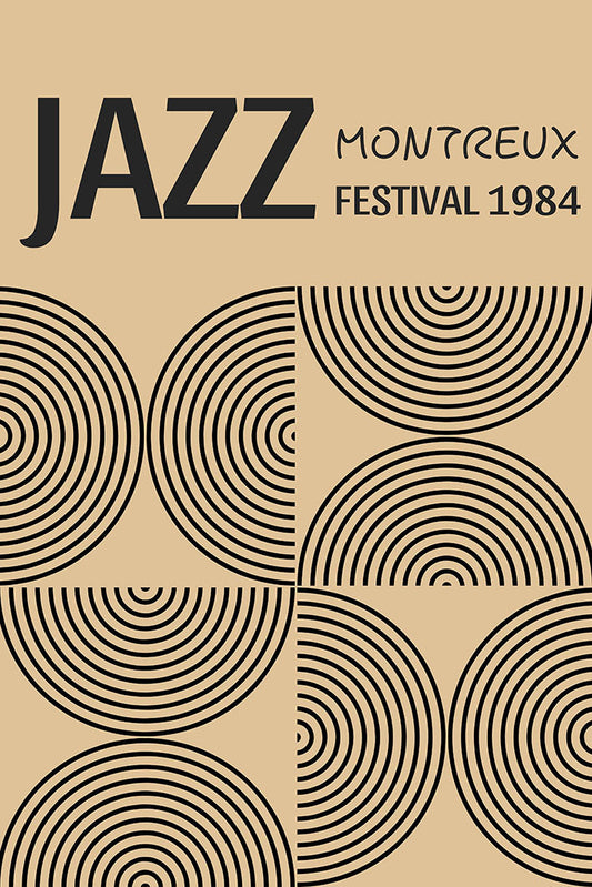Jazz Festival Montreux 1984-concerts, print-Print-30 x 40 cm-BLUE SHAKER