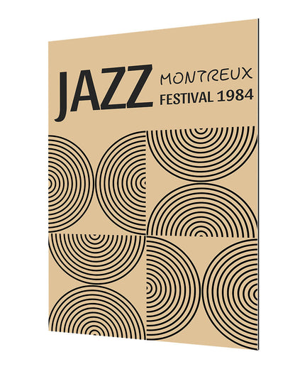 Jazz Festival Montreux 1984-concerts, print-Alu Dibond 3mm-40 x 60 cm-BLUE SHAKER
