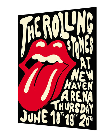 Rolling Stones New Haven Arena-concerts, print-Alu Dibond 3mm-40 x 60 cm-BLUE SHAKER