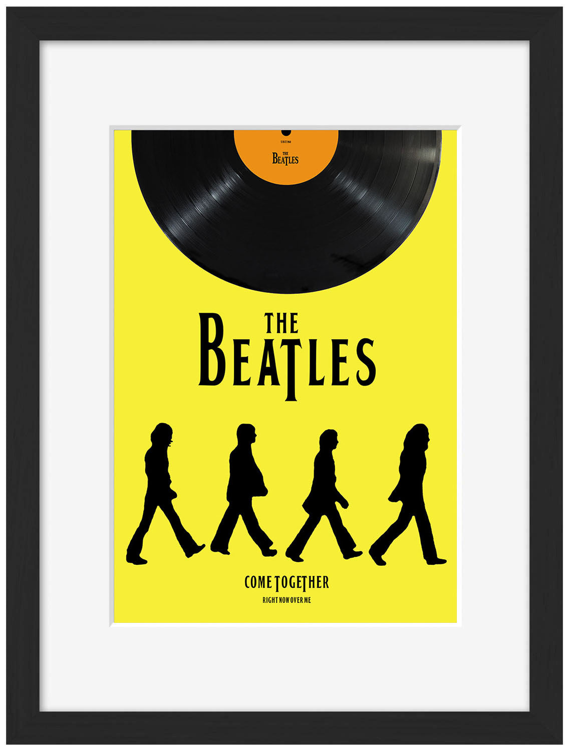 The Beatles Come Together-concerts, print-Framed Print-30 x 40 cm-BLUE SHAKER