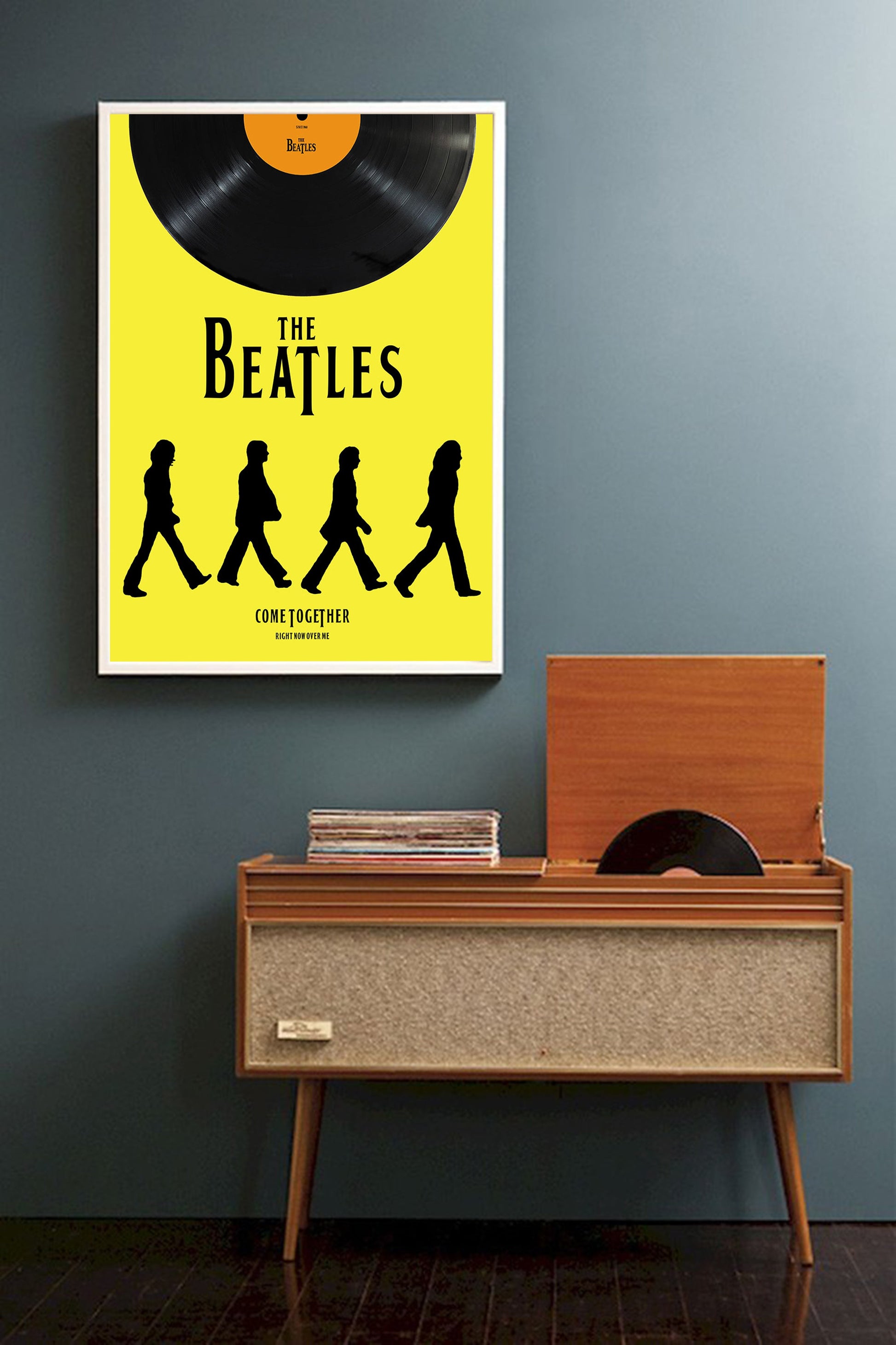 The Beatles Come Together-concerts, print-BLUE SHAKER